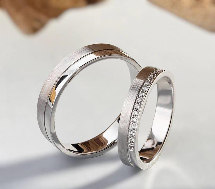 Argollas Anillos De Platino Para Boda Argollas Matrimonio Alianza