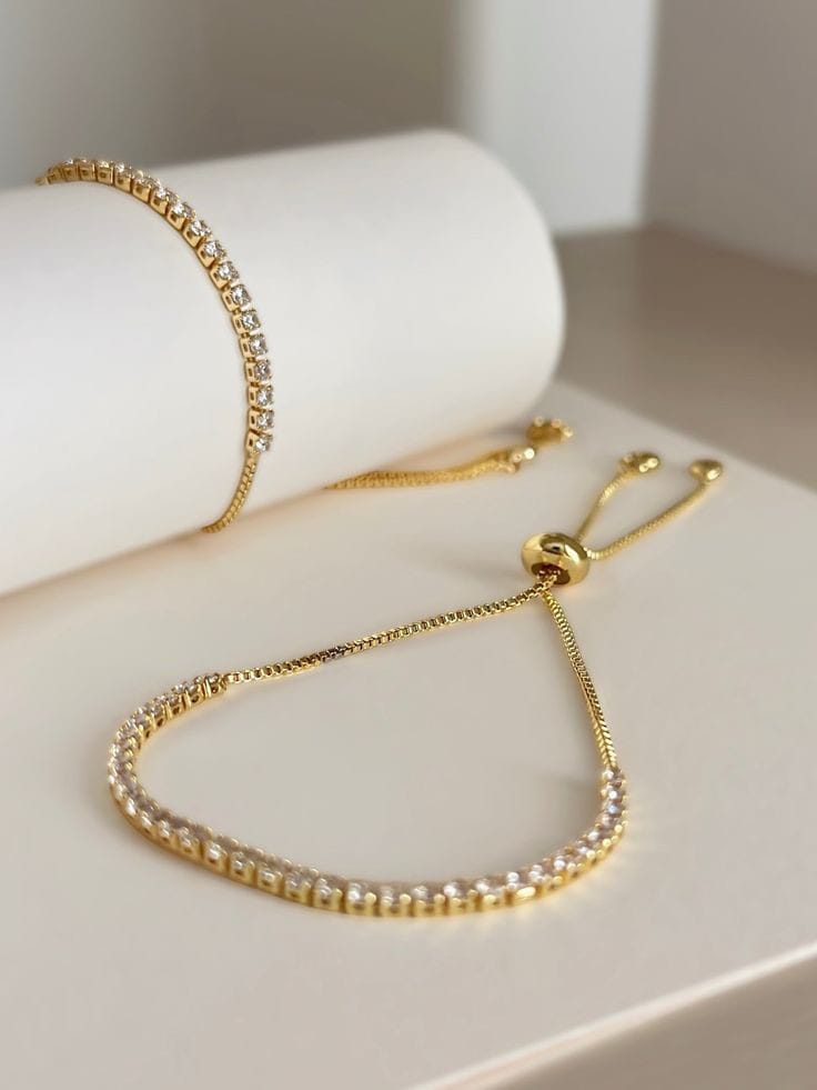 Pulsera Bañada en Oro Amarillo 18K